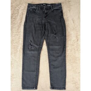 Buffalo David Bitton Sz 10/30 Women's Jess Rip & Repair Skinny Distressed Jeans